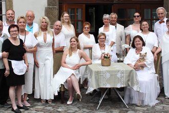 Festspielgruppe Besetzung Der ideale Gatte | © Festspielverein Bad Wimpfen