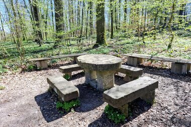 Steinerner Tisch | © Hohenloher Perlen