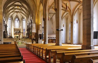 Innenansicht Stiftskirche Öhringen | © Touristikgemeinschaft Hohenlohe e. V. | Andi Schmid