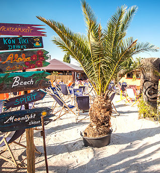 Strandbar und Nachtclub Hip Island
