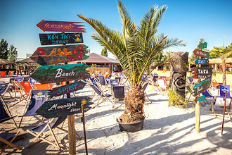 Strandbar und Nachtclub Hip Island