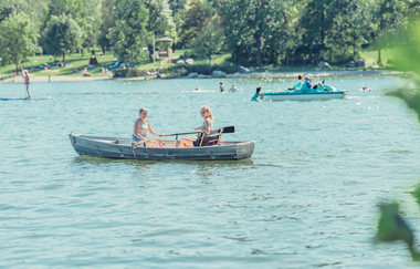 Boot auf dem Breitenauer See | © Touristikgemeinschaft HeilbronnerLand e.V.