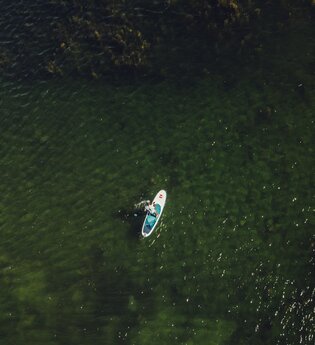 SUP Verleih, Kurse & Einstiegsstellen | Stand Up Paddling im HeilbronnerLand | © Tourismus im Weinsberger Tal