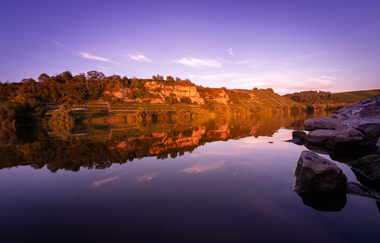 Katzenbeißer-Steillagen mit Krappenfelsen | Lauffen am Neckar | HeilbronnerLand | © Touristikgemeinschaft HeilbronnerLand