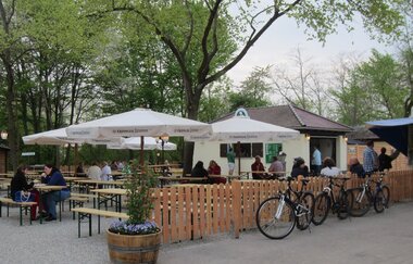 Biergarten Saline | RadServiceStation HeilbronnerLand | © Biergarten Saline – Horn und Goslar GmbH & Co. KG