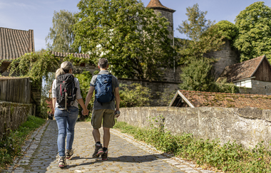 Wandern bei der Tannenburg in Bühlertann | © Hohenlohe + Schwäbisch Hall Tourismus e. V.
