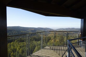 Ausblick vom Teltschik-Turm in Wilhelmsfeld | © Touristikgemeinschaft Odenwald e.V.