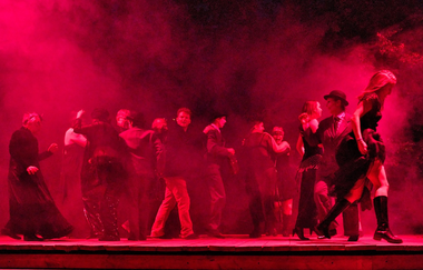 Das Freilichttheater spielt Faust 1 | © Touristikgemeinschaft Hohenlohe e. V. | Theater im Fluss e. V., Frank Hellinger