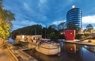 Theaterschiff und One Man House | © Heilbronn Marketing GmbH