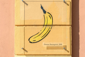 Thomas Baumgärtel: Spraybanane
