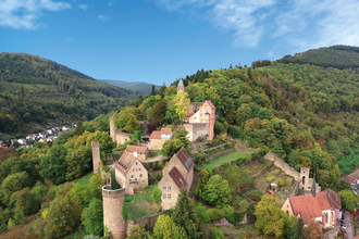 Blick auf Burg Hirschhorn | © Stadt Hirschhorn