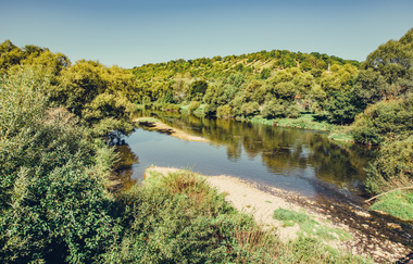 Unterwegs an der Jagst | HeilbronnerLand | © Arbeitsgmeinschaft Kocher-Jagst-Radweg | HeilbronnerLand