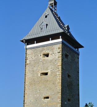 Über den Dächern Brettens - der Pfeiferturm | © Stadt Bretten