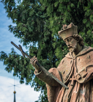 Umkreis P. Egell: Hlg. Nepomuk