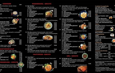 Speisekarte Vietnam Restaurant | © Vietnam Restaurant