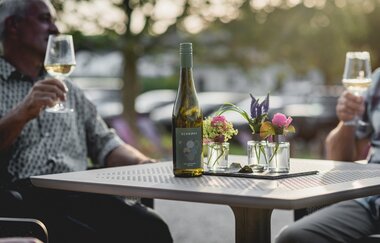 Weinlounge auf dem Weingut Martin Schropp | Erlenbach | HeilbronnerLand | © Weingut Martin Schropp