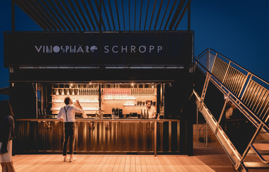 Weinlounge auf dem Weingut Martin Schropp | Erlenbach | HeilbronnerLand | © Weingut Martin Schropp