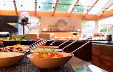 Meiser Vital Hotel in Fichtenau: Frühstücksbuffet | © Hohenlohe Schwäbisch Hall