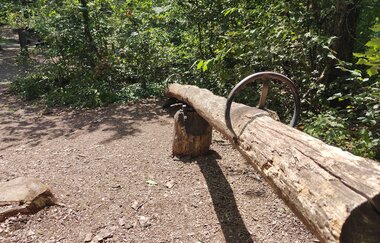 Waldspielplatz an der Lutz-Sigel-Hütte | Untergruppenbach - Nähe Burg Stettenfels | HeilbronnerLand | © Touristikgemeinschaft HeilbronnerLand
