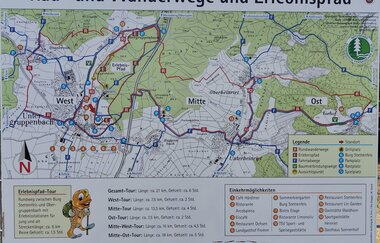 Wanderwege & Erlebnispfad Untergruppenbach | Bereich Burg Stettenfels & Lutz-Sigel-Hütte | HeilbronnerLand | © Touristikgemeinschaft HeilbronnerLand