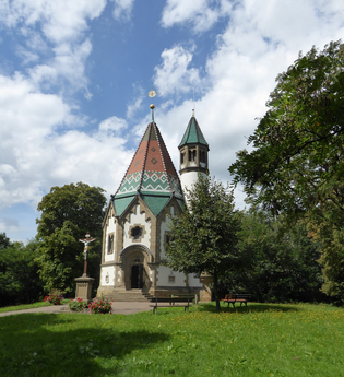 Wallfahrtskapelle Letzenberg und Aussichtspunkt (247 m) | © Beate Otto