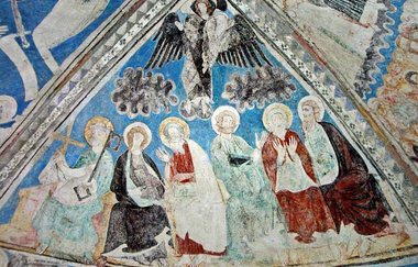 Sankt Gangolf-Kapelle Neudenau | Fresko aus dem 13. Jahrhundert | HeilbronnerLand | © Stadt Neudenau