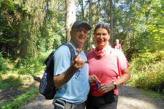 Gaby Eckle & Erich Labitzke | Naturparkführer |  HeilbronnerLand | © Wandern mit d'r Gaby un em Erich