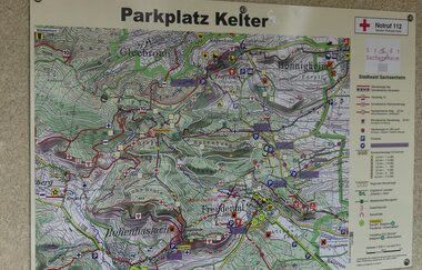 Wanderparkplatz Kelter Hohenhaslach | © Stadt Sachsenheim