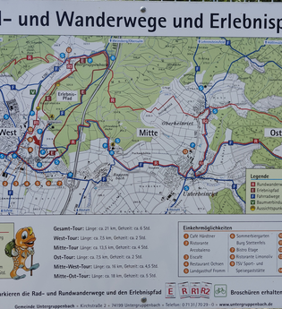 Wanderwege & Erlebnispfad Untergruppenbach | Bereich Burg Stettenfels & Lutz-Sigel-Hütte | HeilbronnerLand | © Touristikgemeinschaft HeilbronnerLand