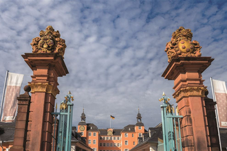 Wappen von Kurfürst Johann Wilhelm und Kurfürstin Anna d'Medici