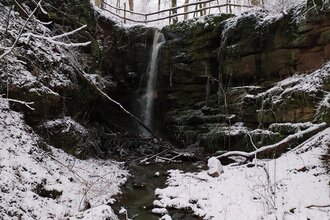 Wasserfall "Hoher Felsen" | © Unbekannt