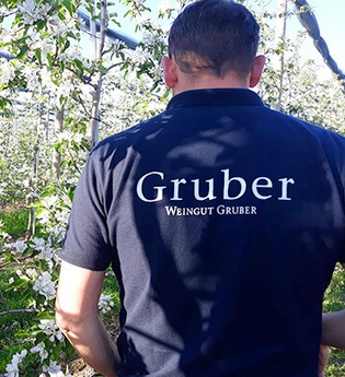 Blüten, Weingut Gruber, Weinreben, Trauben, T-Shirt | © Tourismus Weinsberger Tal e.V.