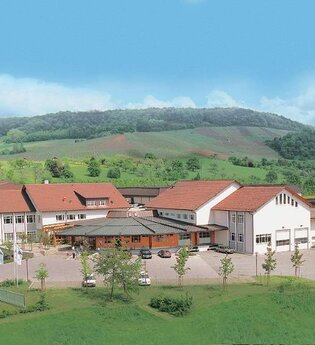 Ansicht der Kellerei anhand eines Luftbildes | © Touristikgemeinschaft Hohenlohe e. V.