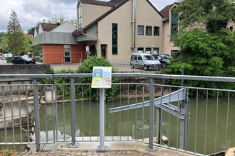 Weitersehen-Station „Die Tapetenindustrie in Bammental“ | © Landratsamt Rhein-Neckar-Kreis