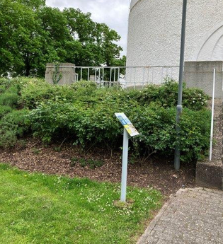 Weitersehen-Station am Hockenheimer Wasserturm | © Landratsamt Rhein-Neckar-Kreis