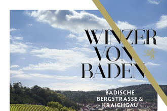 Kraichgauer Weinberge mit Winzer von Baden Logo | © Winzer von Baden