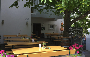 Außenbereich Winzerstube Löhe | Erlenbach | HeilbronnerLand | © Winzerstube Löhe