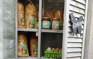 WirsindmobEil | Landwirtschaftlicher Demeter Betrieb | Langenbrettach| Eierhüttle | Weinsberger Tal | © Tourismus im Weinsberger Tal e.V.