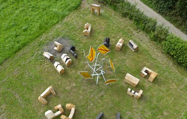 Zerstörung: Kunst am Eppinger-Linien-Weg
