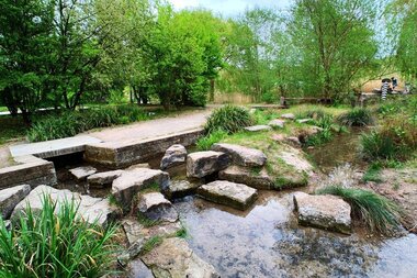 Wasserspielplatz im Ziegeleipark Böckingen | HeilbronnerLand