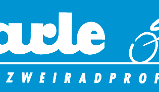 Logo mit blauem Hintergrund und weißer Schrift Carle Die Zweiradprofis und einem Fahrradfahrer | © Touristikgemeinschaft Hohenlohe e. V. | Zweirad Carle