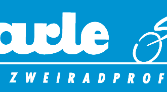 Logo mit blauem Hintergrund und weißer Schrift Carle Die Zweiradprofis und einem Fahrradfahrer | © Touristikgemeinschaft Hohenlohe e. V. | Zweirad Carle