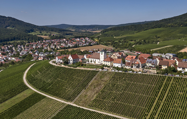 Luftbild von Sachsenheim im Sommer | © Kraichgau-Stromberg Tourismus e.V.