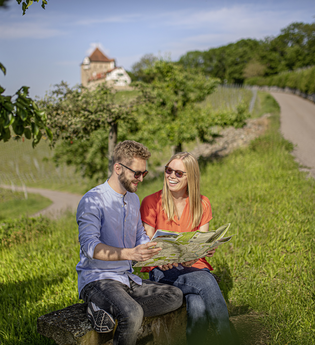 Wein Wandern Schozach Bottwartal Burg Wildeck | HeilbronnerLand | © Touristikgemeinschaft HeilbronnerLand e.V.