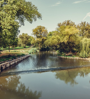 An der Jagst in Crailsheim | © Arbeitsgemeinschaft Kocher-Jagst-Radweg