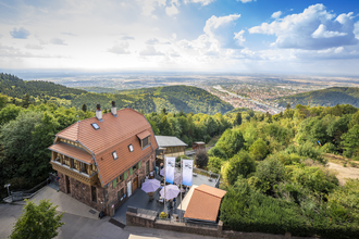 Blick vom Königstuhl auf die Rheinebene | © Heidelberg Marketing