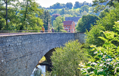 Jagstbrücke in Schöntal | © Touristikgemeinschaft Hohenlohe e. V. | Florian Trykowski