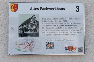 Bild von der Tafel Nr 3 der Gemeinde Helmstadt-Bargen | © Gemeinde Helmstadt-Bargen
