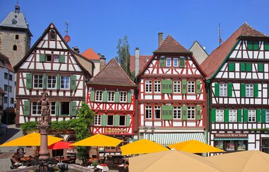 Bikepacking-Overnighter: Gravelbike-Tour von Karlsruhe nach Heilbronn - Etappe 1 (Karlsruhe - Vaihingen a. d. Enz) | © Stadt Bretten