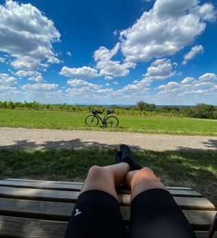 Bikepacking-Overnighter: Gravelbike-Tour von Mannheim nach Stuttgart – Etappe 1 (Mannheim - Sulzfeld) | © Land der 1000 Hügel - Kraichgau-Stromberg